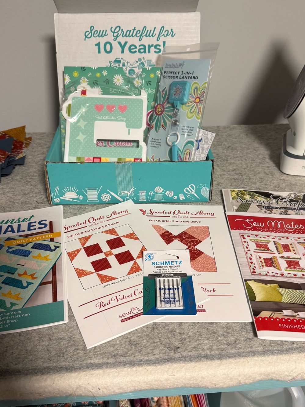 Fat Quarter Shop Sew Sampler Notions and Patterns